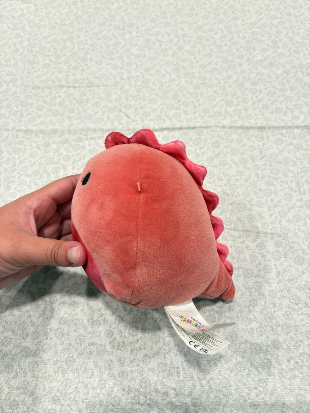 Squishmallows “Poleena” Mini Pink Dinosaur T-Rex Stuffed Animal Plush Toy